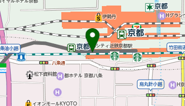 京都駅周辺地図 江戸川 近鉄京都駅店 | 京都市下京区のその他和食・アクセス・地図