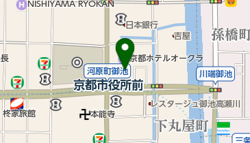 有喜屋 京都ホテルオークラ店 京都市中京区 ランチ 604 0924 の地図 アクセス 地点情報 Navitime