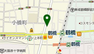 鶴橋いちごいちえ 大阪市天王寺区 543 0024 の地図 アクセス 地点情報 Navitime