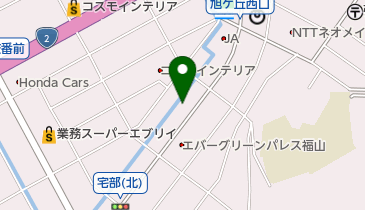 焼肉一楽 福山引野店の地図画像