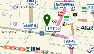 名鉄岐阜からモレラ岐阜までのバス乗換案内 Navitim