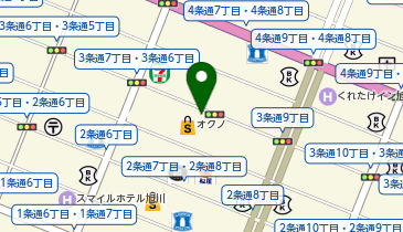ビアガーデン TEN last year」(旭川市--〒070-0033)の地図