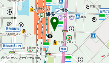 博多 萬漁箱」(福岡市博多区-その他居酒屋-〒812-0012)の地図/アクセス