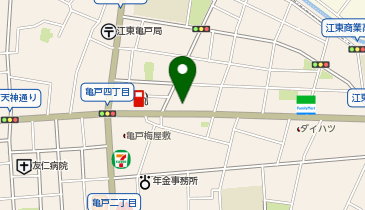 ハッスルラーメンホンマの地図画像