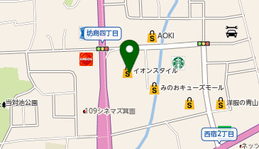 昭和大衆食堂 みのおキューズモール店の地図画像