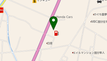 吹上庵 隼人中央店の地図画像