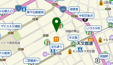 桜島火山もなか本舗の地図画像