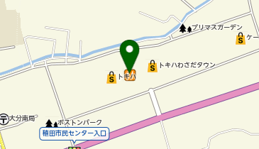 天風トキハわさだ店の地図画像