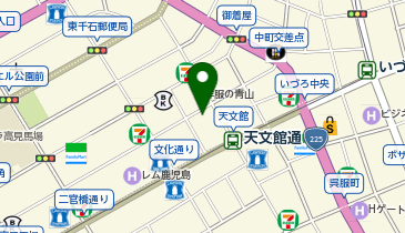 山本のハンバーグ天文館の地図画像