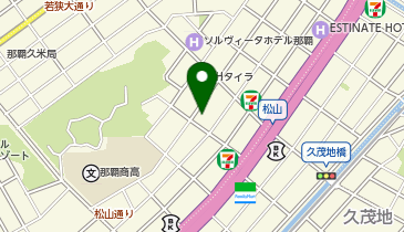 焼肉まつやまの地図画像