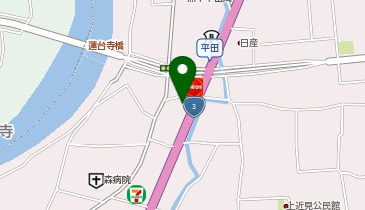 かつや熊本近見店の地図画像