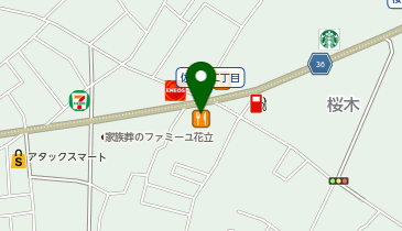 かつや熊本益城インター店の地図画像