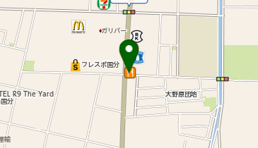 かつや国分広瀬店の地図画像