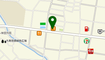 かつや宮崎東大宮店の地図画像