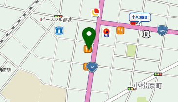 かつや宮崎都城店の地図画像