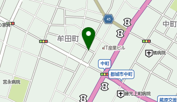 もつ鍋 串揚げ なべやかんの地図画像