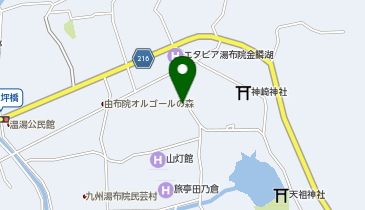 炭火焼き 湯布院 鰻一の地図画像