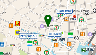 舎人庵油そばの地図画像