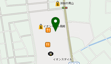 東京餃子軒 ローストビーフ丼やまと イオンモール高崎の地図画像