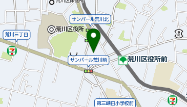 レストラン&カフェモア サンパール荒川の地図画像