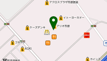 築地銀だこ アリオ市原店の地図画像