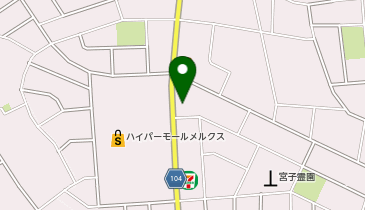 麺蔵 伊勢崎店の地図画像