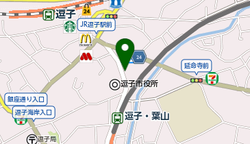 亀八飯店の地図画像