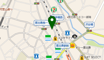 恵比寿MUSE 3rdの地図画像