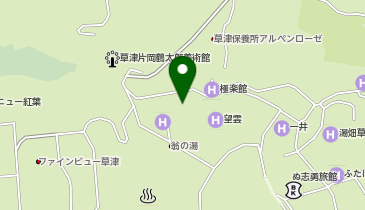 草津の巡り逢いBARの地図画像