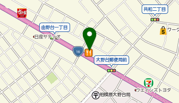 かつや相模原店の地図画像