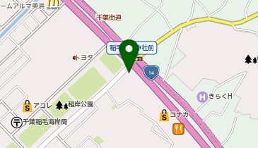 かつや稲毛海岸店の地図画像