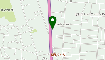 かつや草加谷塚店の地図画像