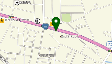 かつや飯能店の地図画像