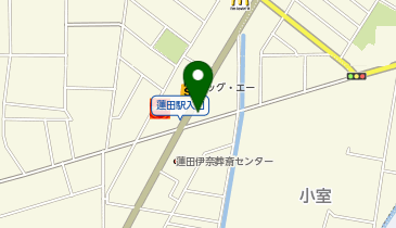 かつや伊奈店の地図画像