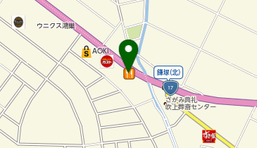 かつや埼玉鴻巣店の地図画像