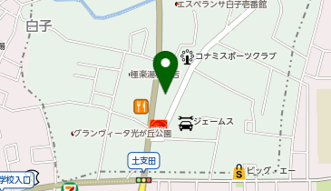 かつや和光白子店の地図画像