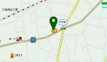 かつや川越的場店の地図画像