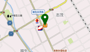 かつや福生店の地図画像