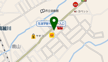 かつや埼玉日高店の地図画像