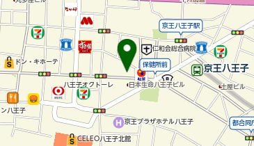 かつや八王子店の地図画像