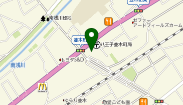 かつや八王子並木町店の地図画像