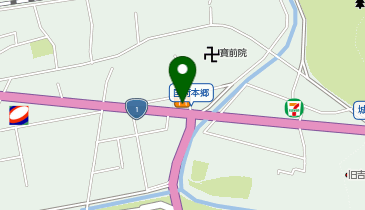 かつや大磯店の地図画像