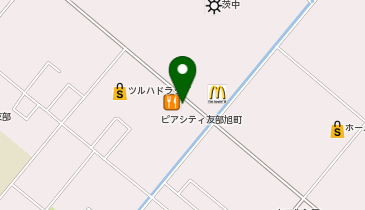 かつや友部旭町店の地図画像