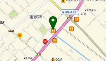 かつや千葉東金店の地図画像