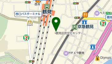 かつや横浜鶴見東口店の地図画像