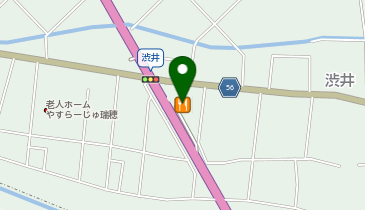 かつや川越渋井店の地図画像