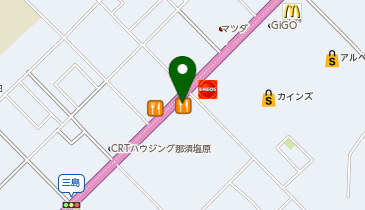 かつや栃木西那須野店の地図画像