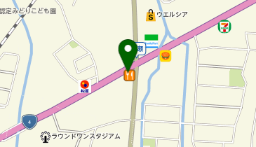 かつや宇都宮簗瀬店の地図画像