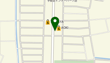 かつや宇都宮インターパーク店の地図画像