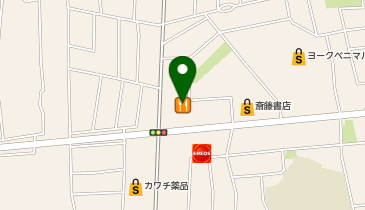 かつや鹿沼店の地図画像